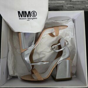 MAISON MARGIELA MM6 PARIS WOMEN'S SANDALS SIZE 8 US 7 MADE IN ITALY